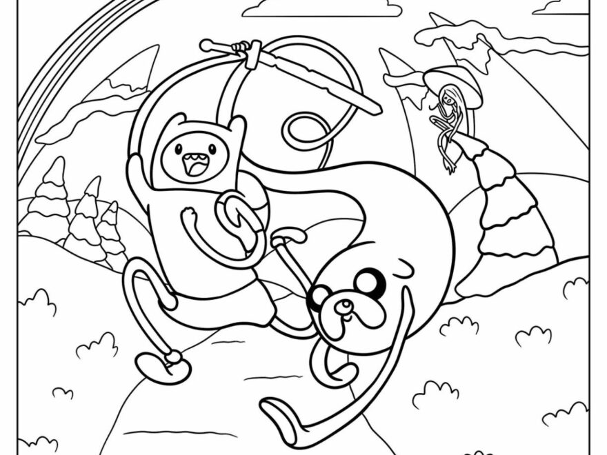24 Adventure Time Coloring Pages Free PDF Printables