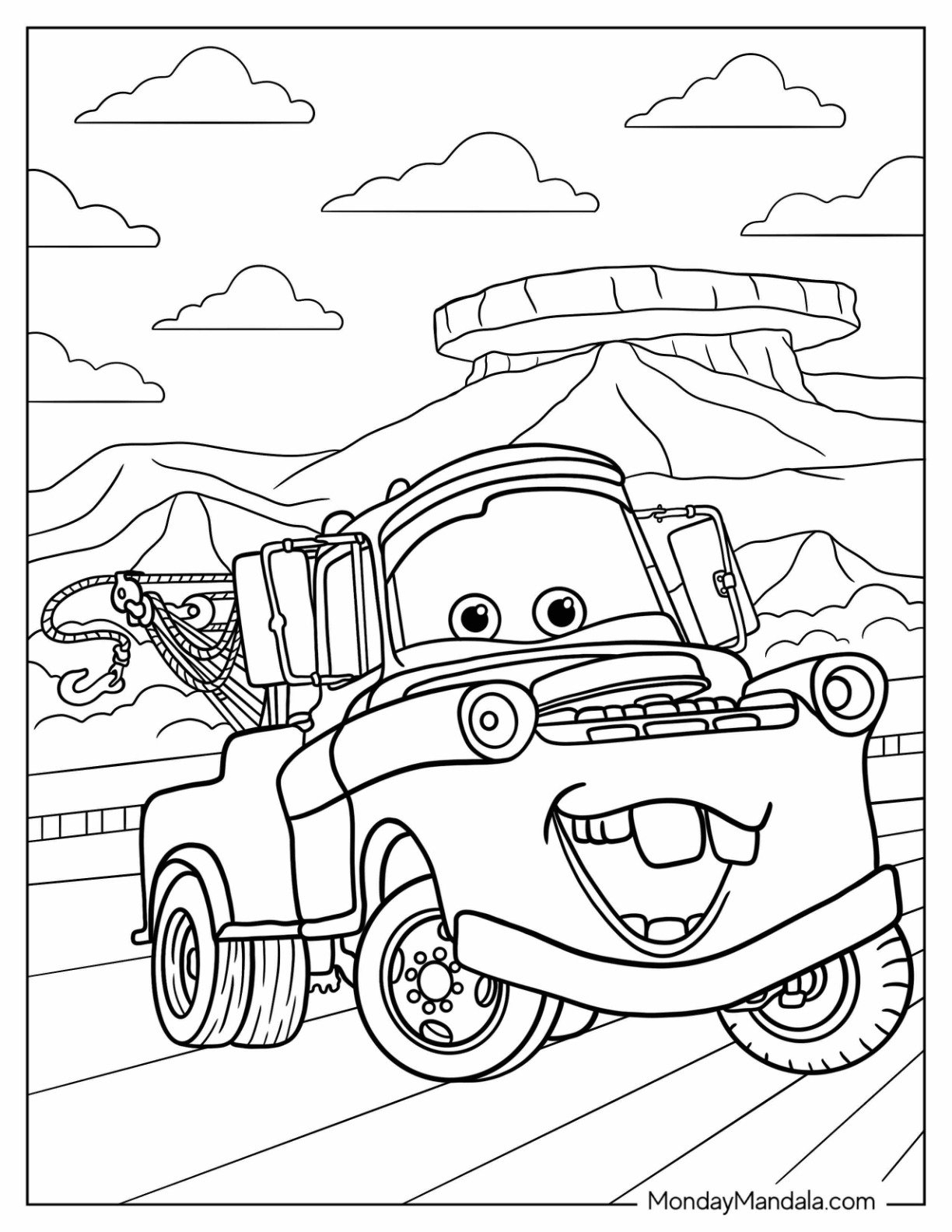 automobile coloring pages printable