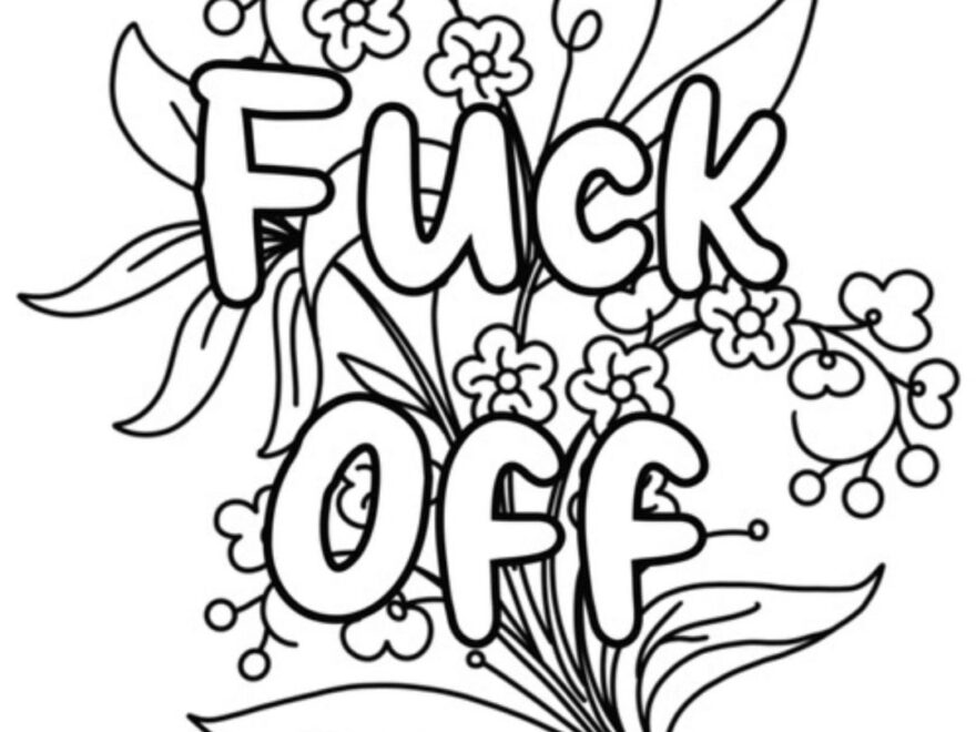 24 Funny Swear Word Coloring Pages For Adults digital Download Etsy