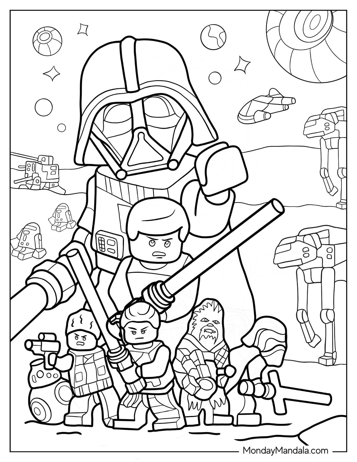 24 Lego Star Wars Coloring Pages Free PDF Printables  24 Lego Star Wars Coloring Pages Free PDF Printables