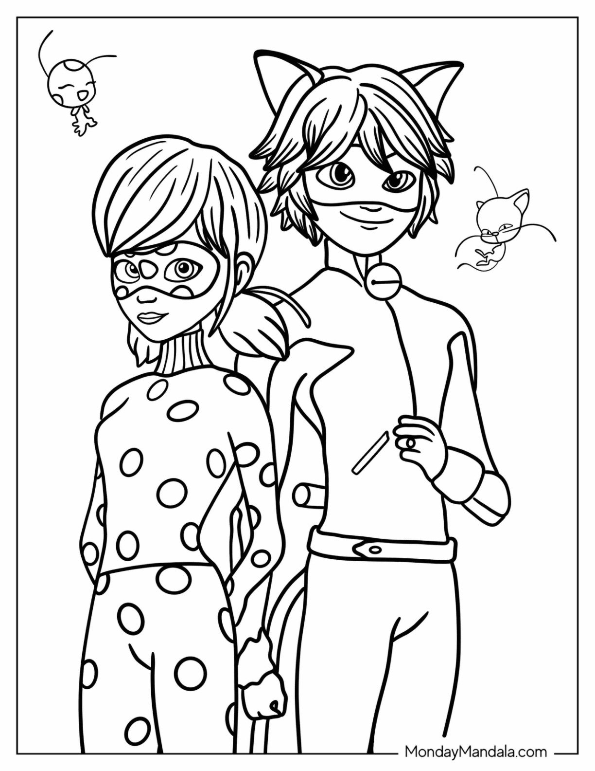 24 Miraculous Ladybug Coloring Pages Free PDF Printables 
