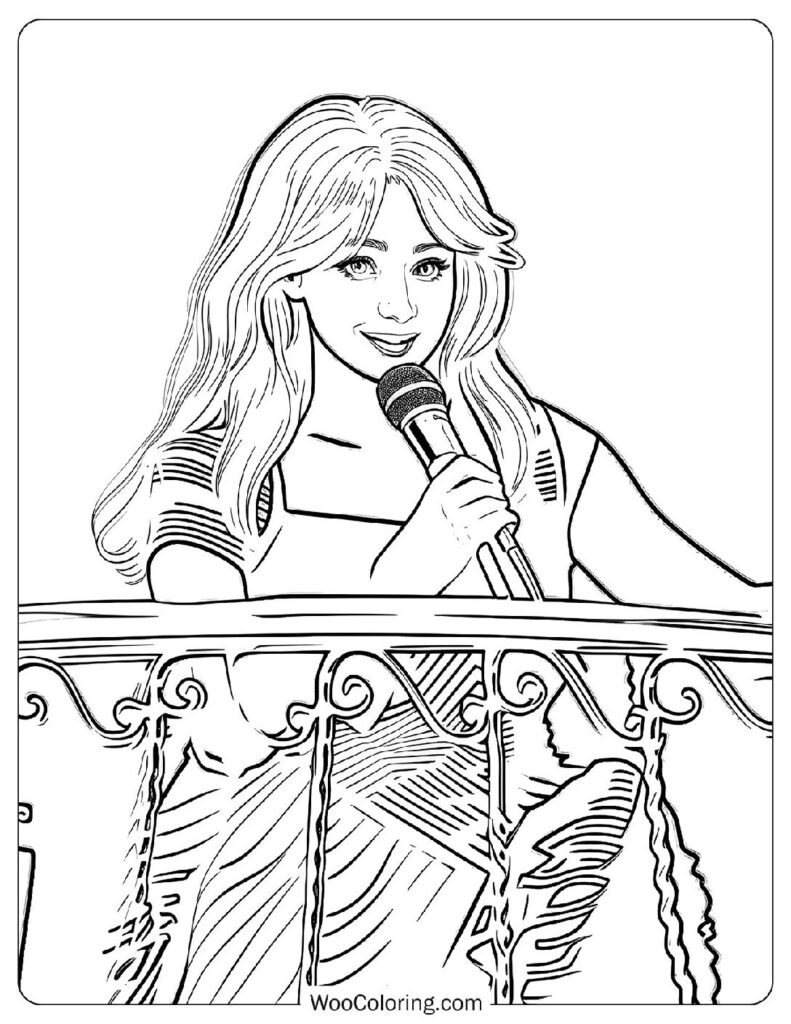 sabrina carpenter coloring pages