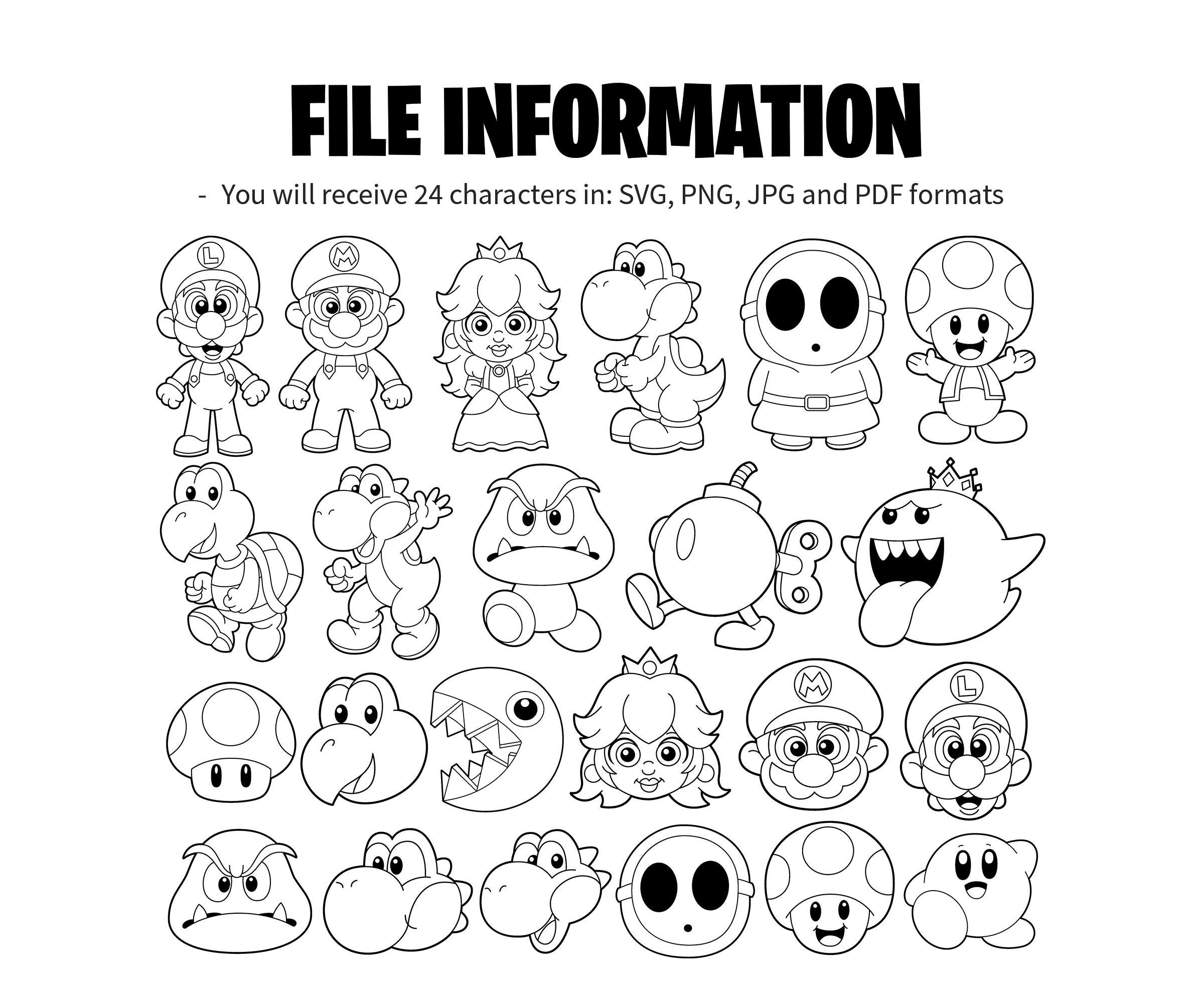 24 Super Mario Printable Coloring Pages A4 Coloring Book For Kids Coloring Pages PDF Printable Coloring Pages Super Mario Gaming Bundle Etsy 24 Super Mario Printable Coloring Pages A4 Coloring Book For Kids Coloring Pages PDF Printable Coloring Pages Super Mario Gaming Bundle Etsy