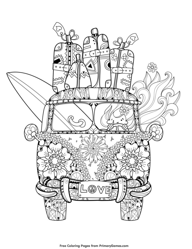 25 Beautifully Illustarted Free Summer Coloring Pages For Kids 25 Beautifully Illustarted Free Summer Coloring Pages For Kids