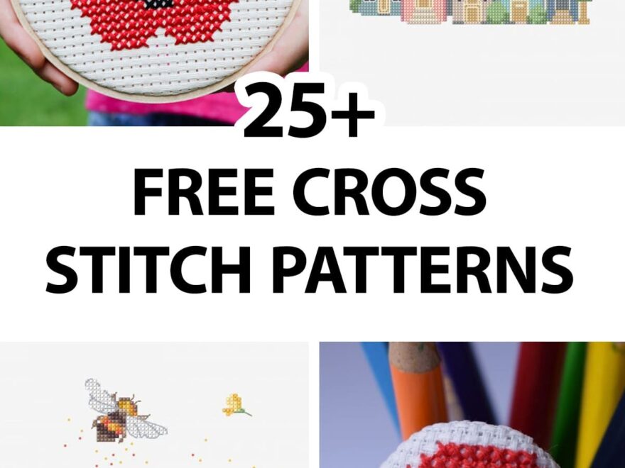 25 Free Cross Stitch Patterns For All Skill Levels Sarah Maker