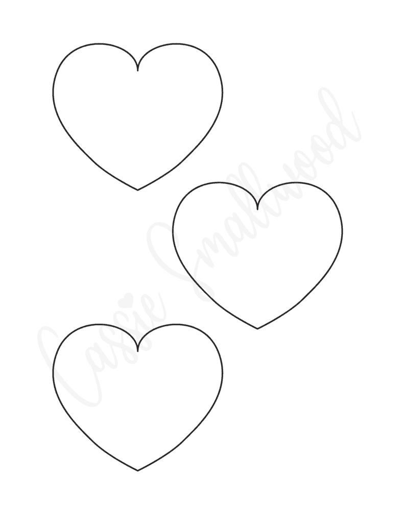 25 FREE Printable Heart Templates Small To Large Sizes Cassie Smallwood 25 FREE Printable Heart Templates Small To Large Sizes Cassie Smallwood