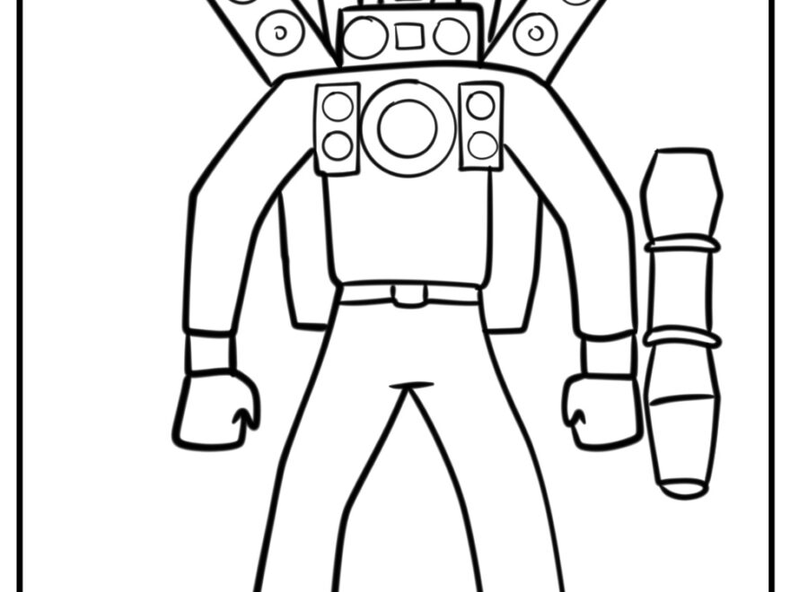 25 New Skibidi Toilet Coloring Pages 100 Free To Print