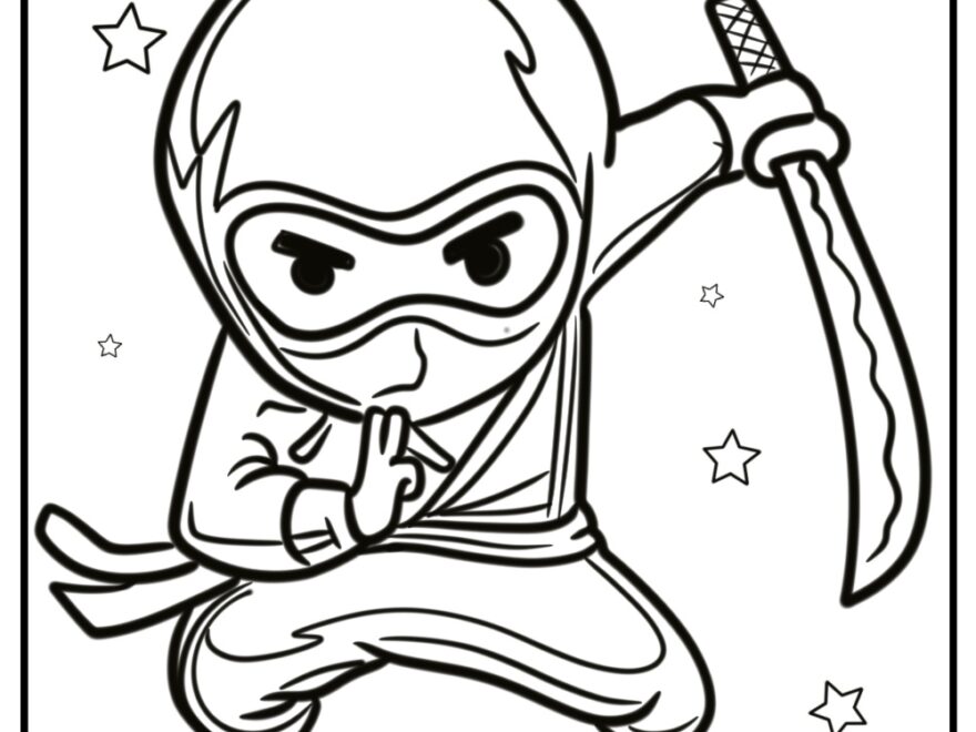 25 Ninja Coloring Pages 100 Free To Print