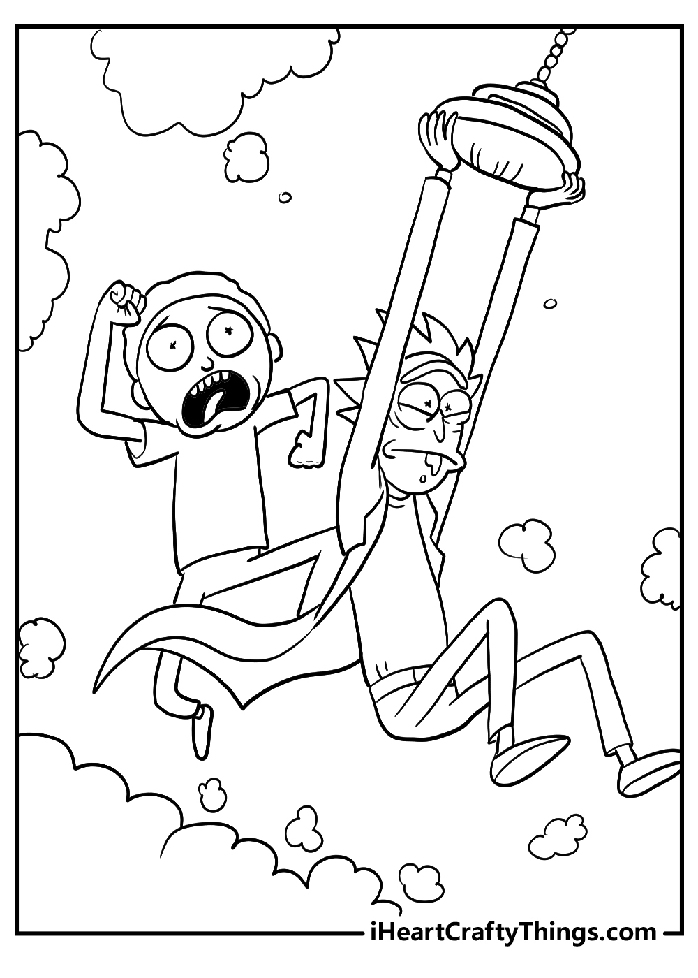 25 Rick And Morty Coloring Pages 100 Free PDF Printables 