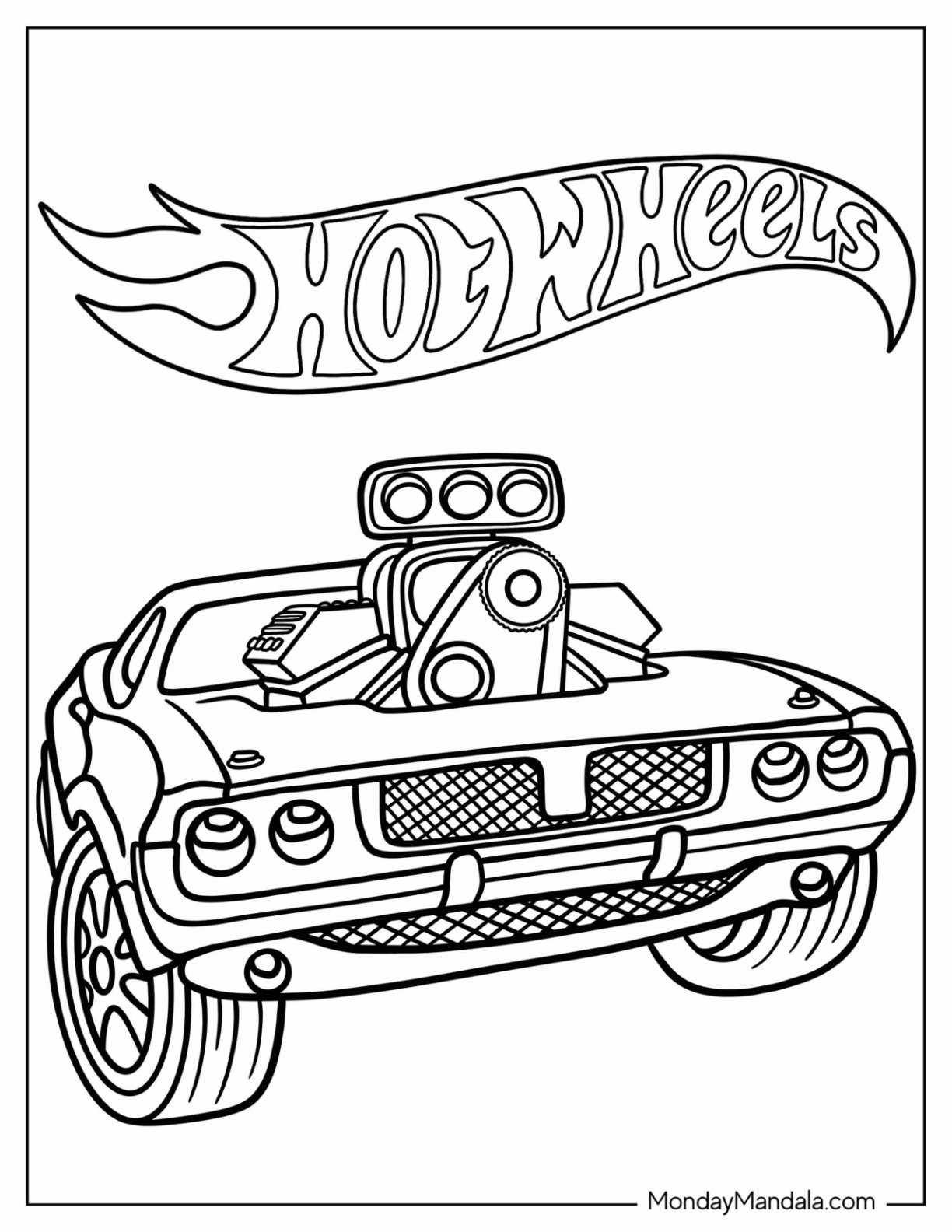 26 Hot Wheels Coloring Pages Free PDF Printables 26 Hot Wheels Coloring Pages Free PDF Printables
