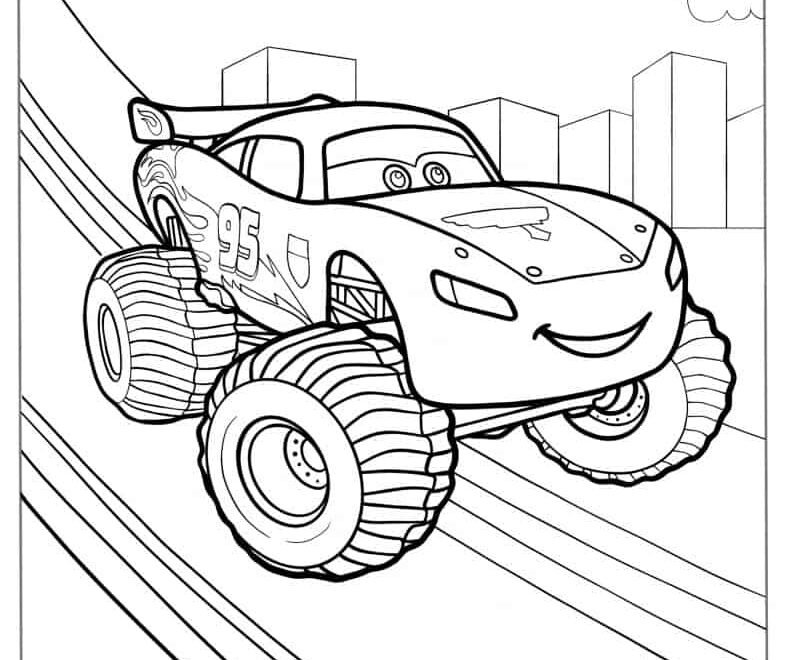 26 Lighting McQueen Coloring Pages Free PDF Printables