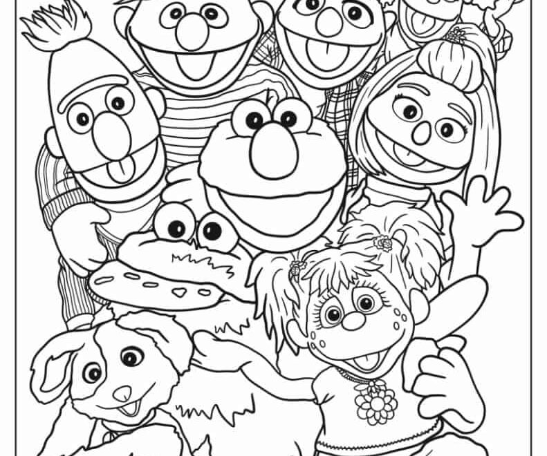 26 Sesame Street Coloring Pages Free PDF Printables