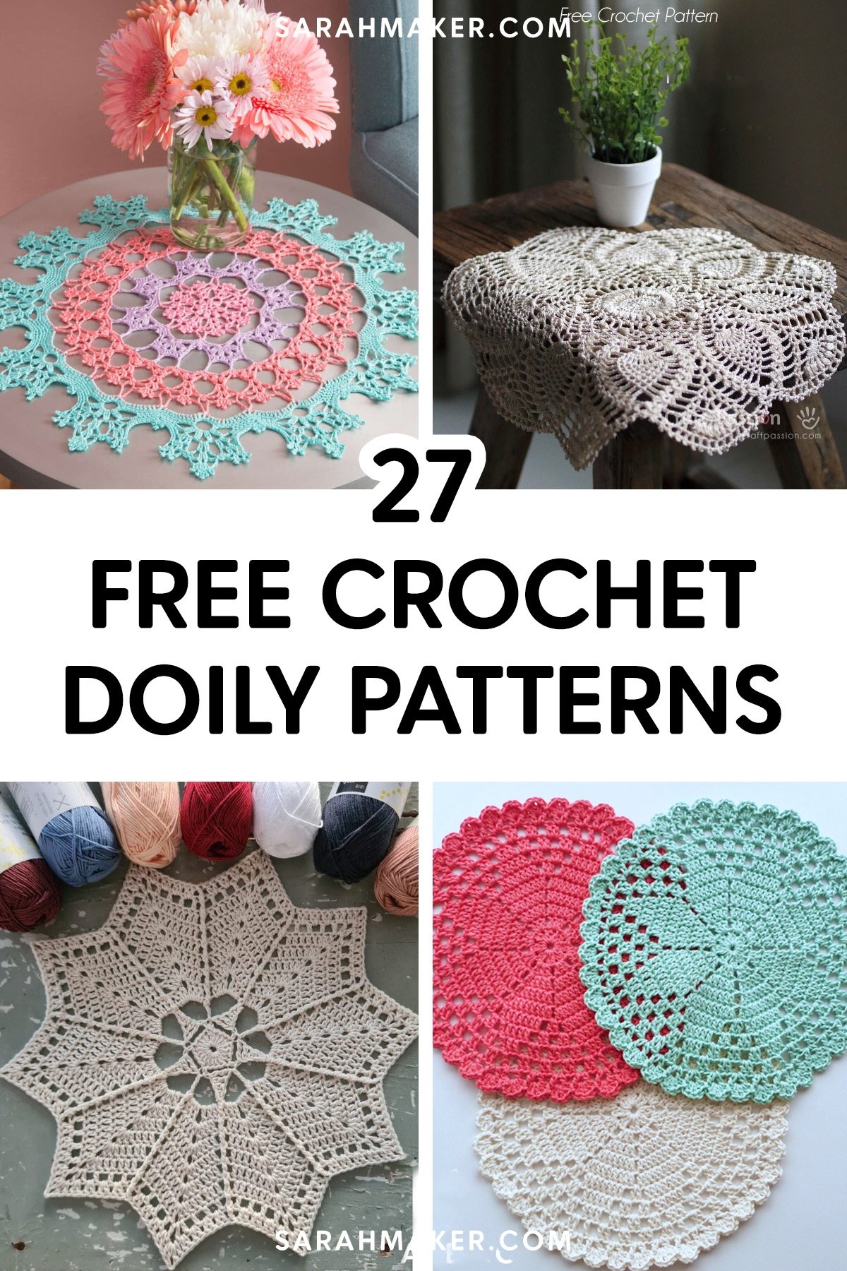 27 Crochet Doily Patterns Beginner To Advanced Sarah Maker 27 Crochet Doily Patterns Beginner To Advanced Sarah Maker