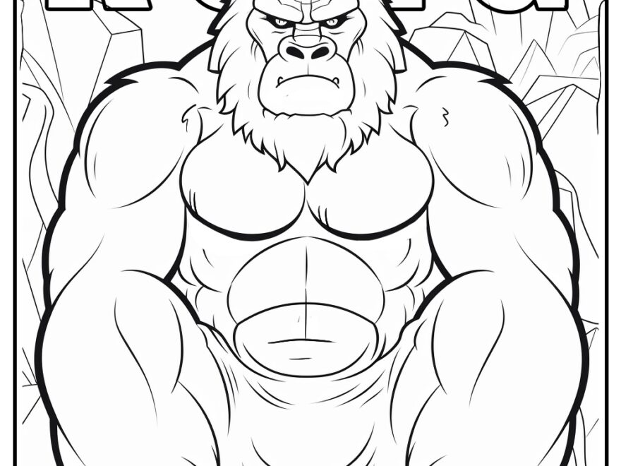 27 King Kong Coloring Pages 100 Free PDF Printable