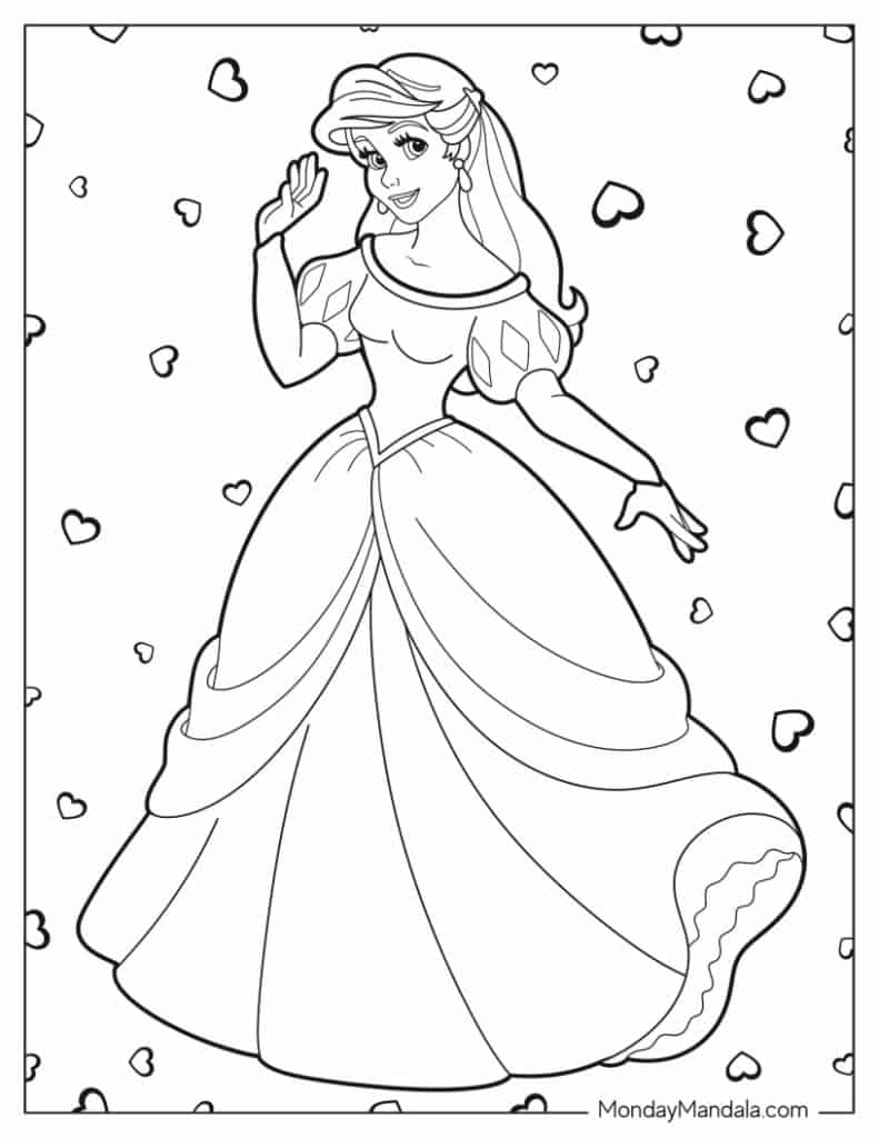 28 Ariel Coloring Pages Free PDF Printables 
