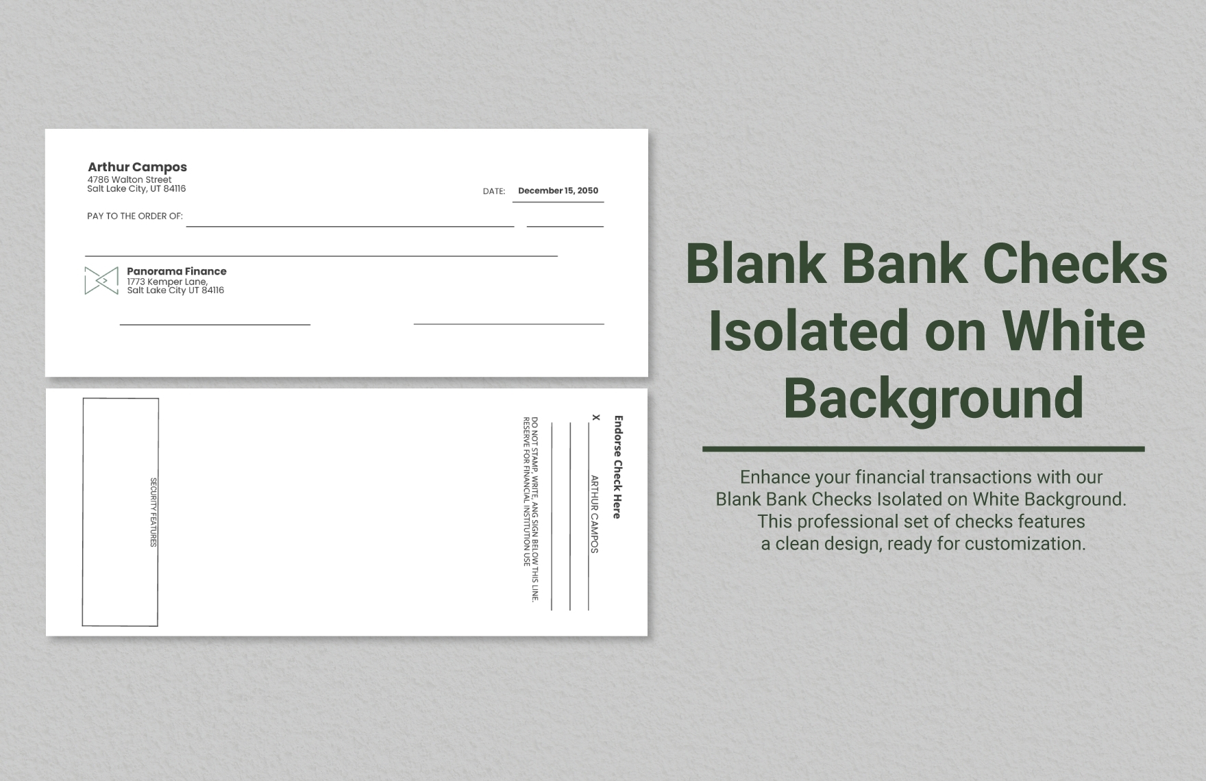 blank check template printable