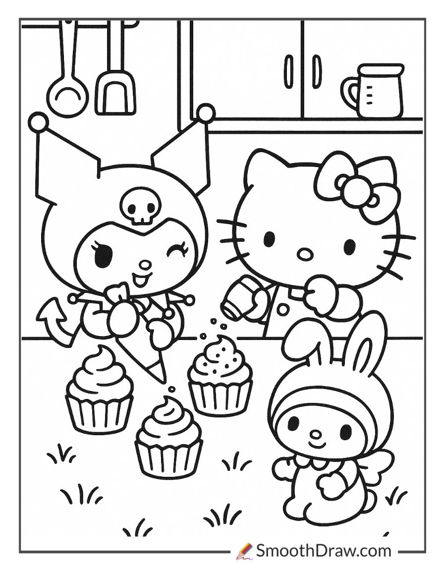 28 Kuromi Coloring Pages Smooth Draw 28 Kuromi Coloring Pages Smooth Draw