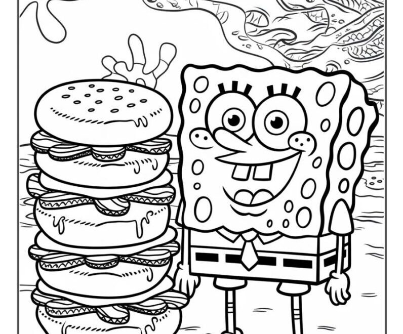 28 SpongeBob Coloring Pages Free Printables Smooth Draw
