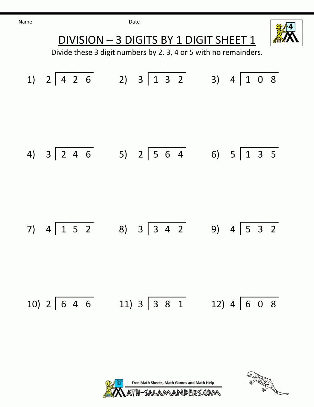3rd grade division worksheets 3rd grade division worksheets