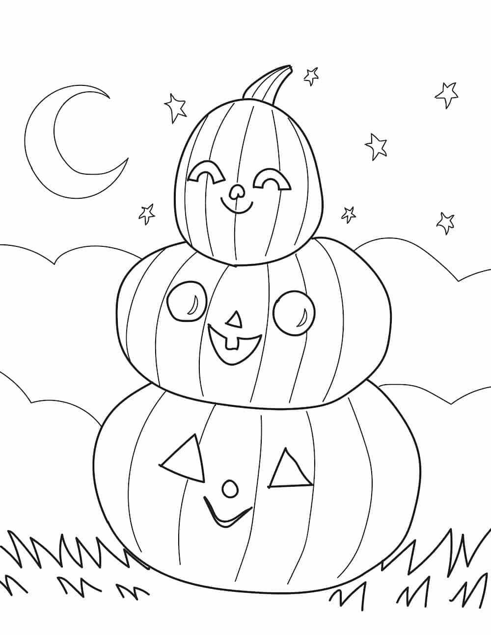 cute fall coloring pages