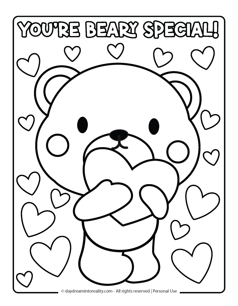 valentines day coloring page