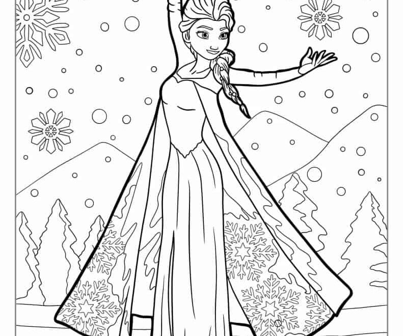 30 Frozen Coloring Pages Free PDF Printables