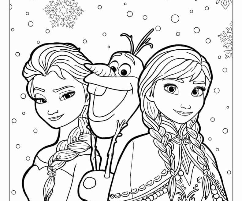 30 Frozen Coloring Pages Free PDF Printables