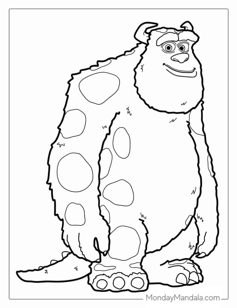 30 Monsters Inc Coloring Pages Free PDF Printables 