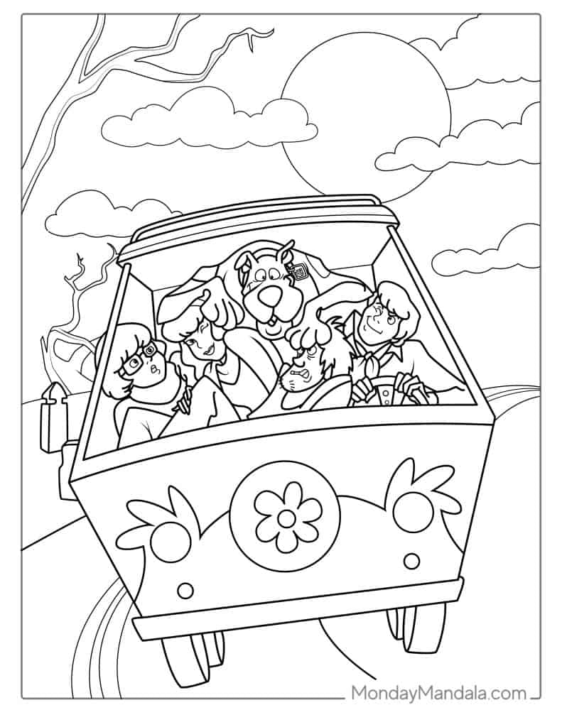 30 Scooby Doo Coloring Pages Free PDF Printables  30 Scooby Doo Coloring Pages Free PDF Printables