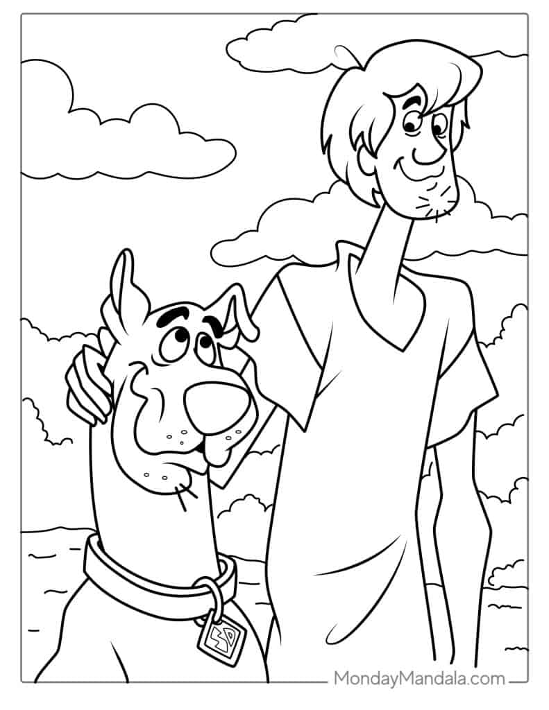 30 Scooby Doo Coloring Pages Free PDF Printables  30 Scooby Doo Coloring Pages Free PDF Printables