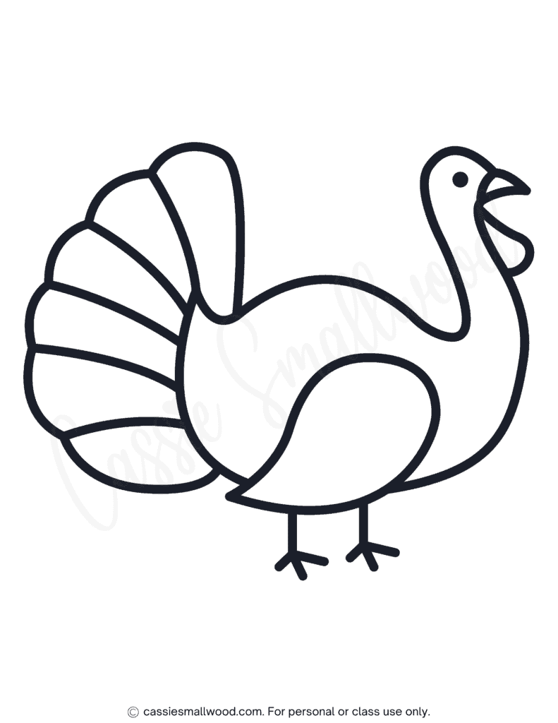 31 Cutest Turkey Templates Cassie Smallwood