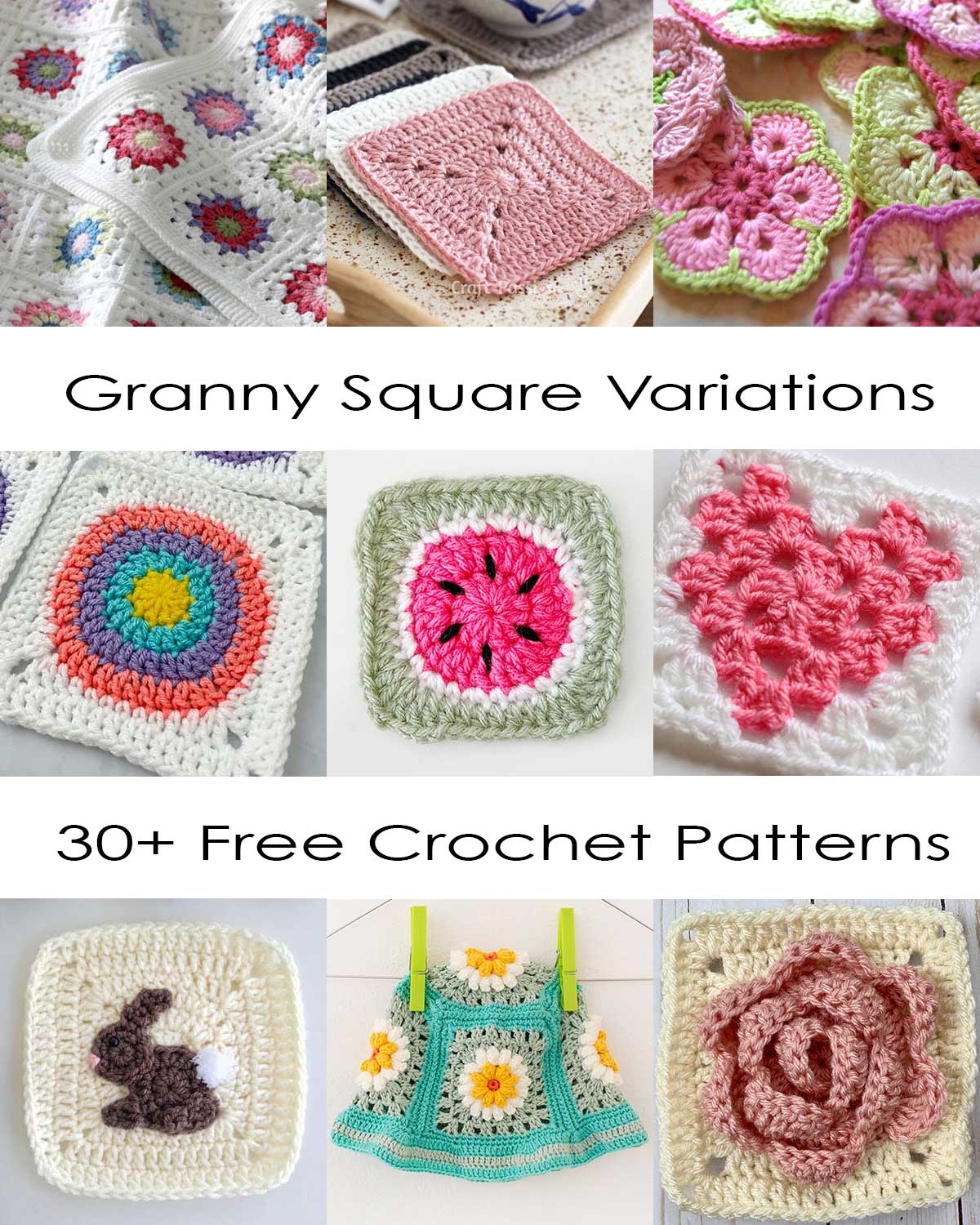 31 Unique Crochet Granny Square Patterns Craft Passion