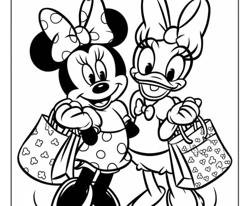 32 Minnie Mouse Coloring Pages Free Printables