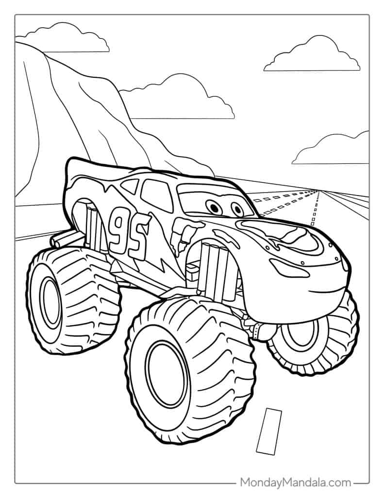 32 Monster Truck Coloring Pages Free PDF Printables 32 Monster Truck Coloring Pages Free PDF Printables