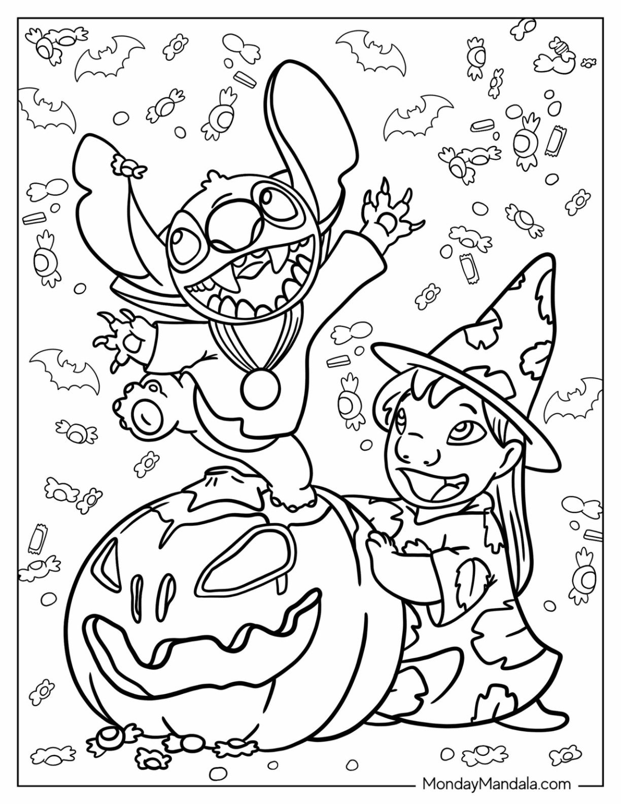 33 Disney Halloween Coloring Pages Free PDF Printables  33 Disney Halloween Coloring Pages Free PDF Printables