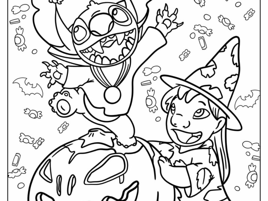 33 Disney Halloween Coloring Pages Free PDF Printables