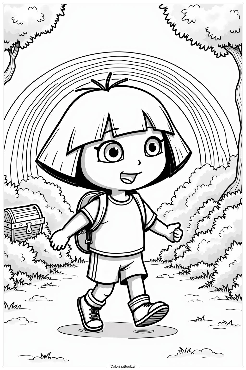 33 Dora Coloring Pages Free PDF PNG Printables 