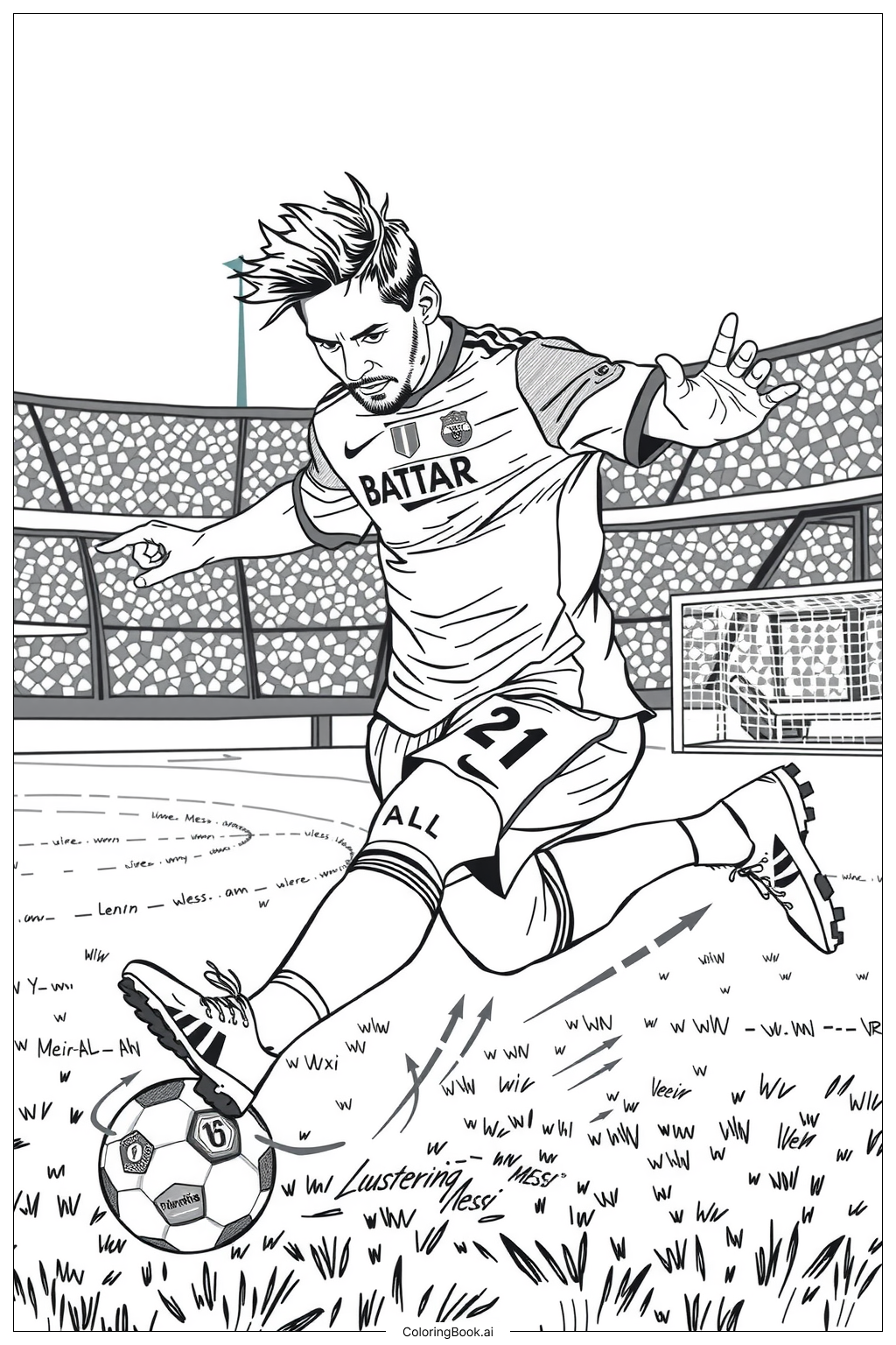 34 Messi Coloring Pages Free PDF PNG Printables 34 Messi Coloring Pages Free PDF PNG Printables
