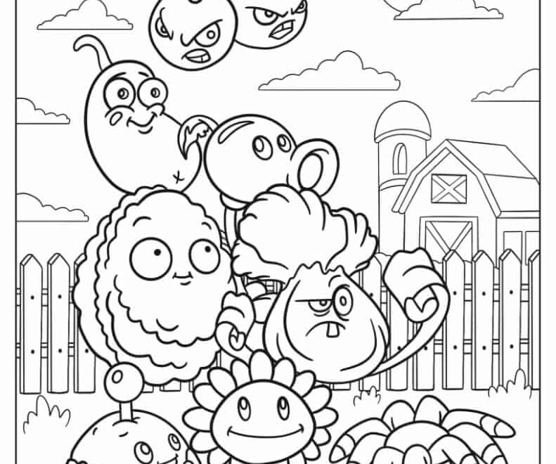34 Plant Vs Zombies Coloring Pages Free PDF Printables