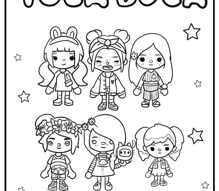 35 New Toca Boca Coloring Pages 100 Free To Print