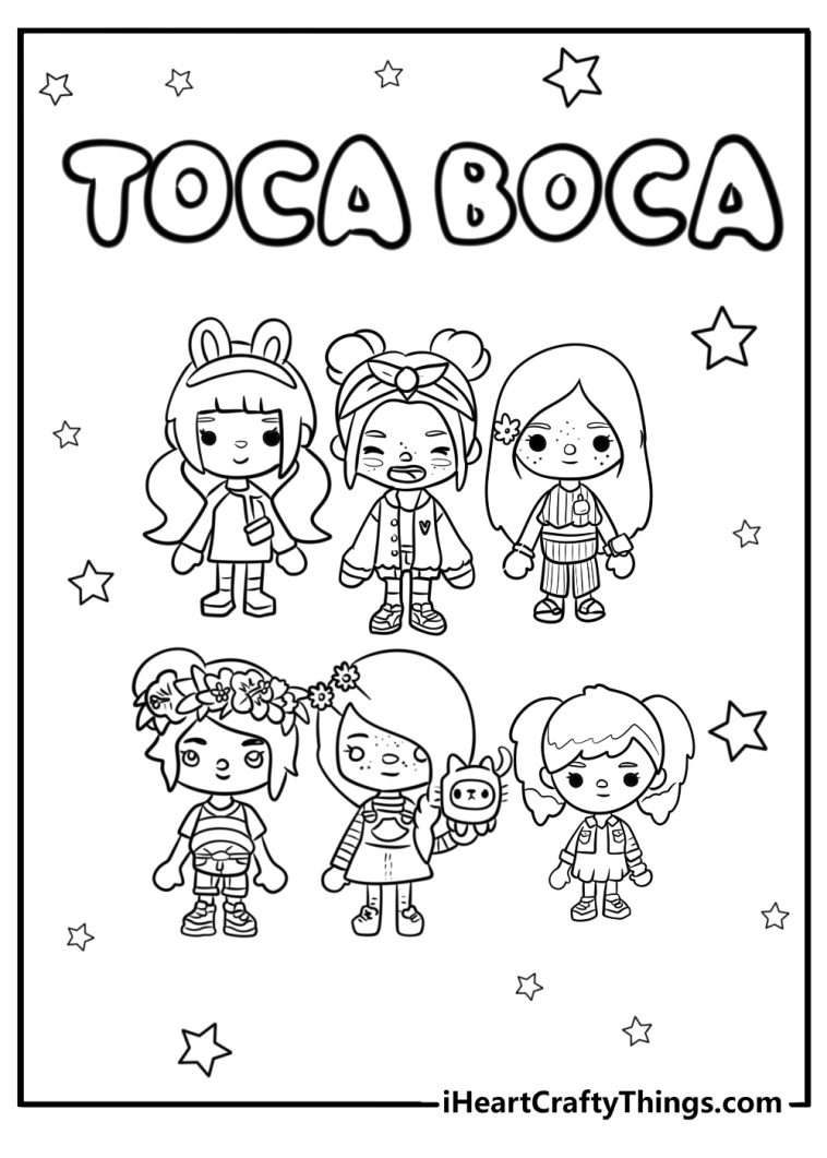 35 New Toca Boca Coloring Pages 100 Free To Print 