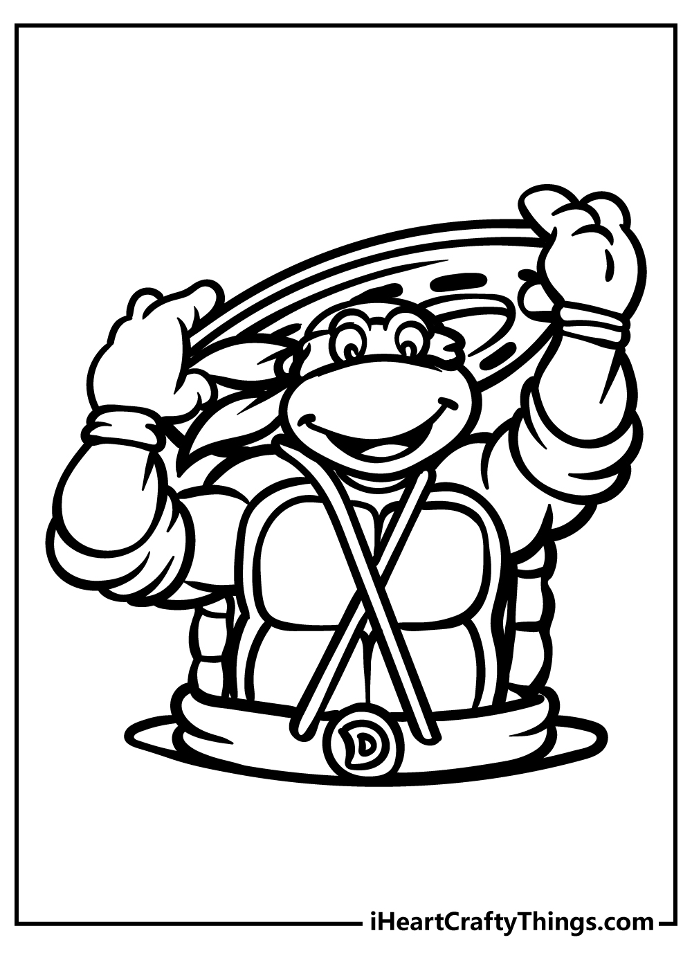 ninja turtle coloring pages