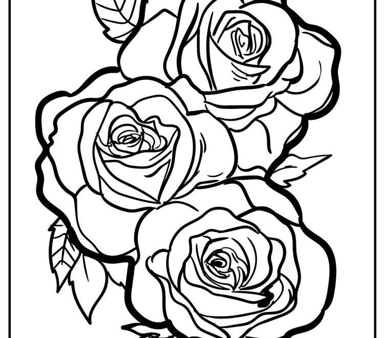 35 Rose Coloring Pages 100 Free To Download Print