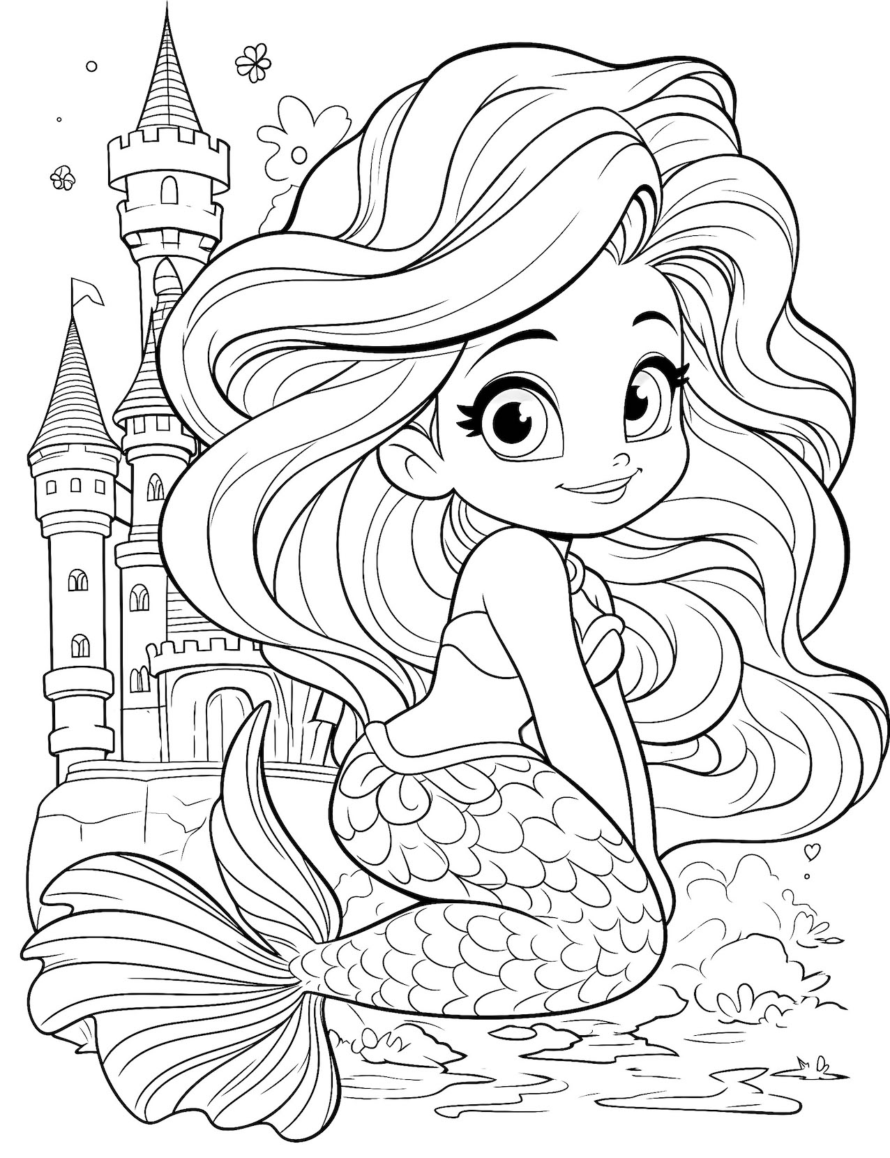36 Adorable Baby Princess Coloring Pages Free Printable Our Mindful Life