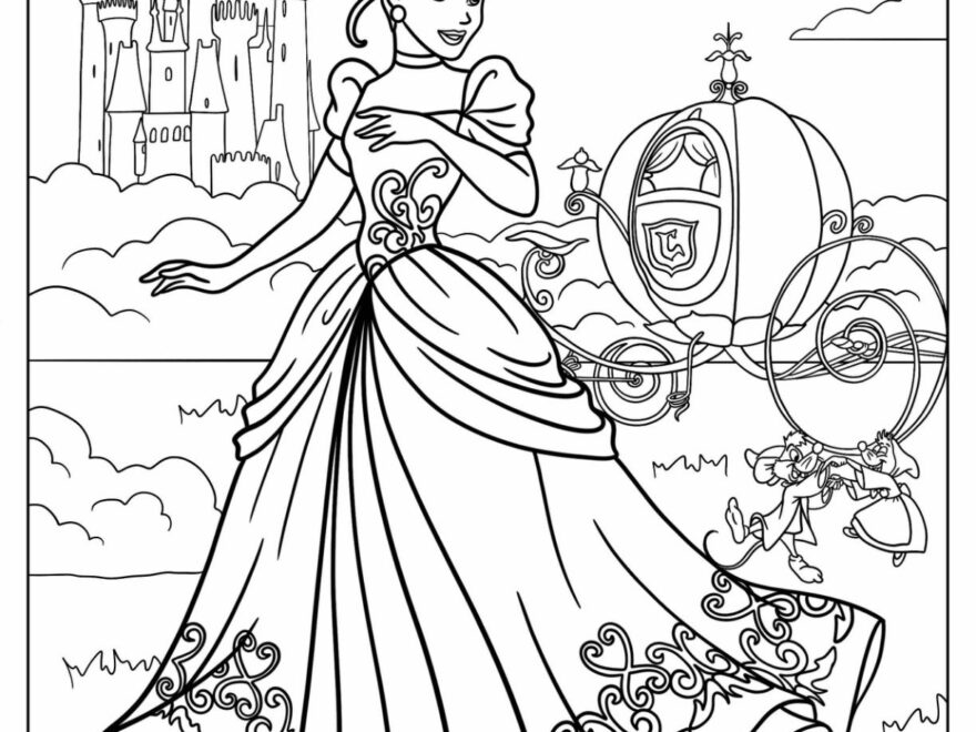 36 Disney Princess Coloring Pages Free PDF Printables