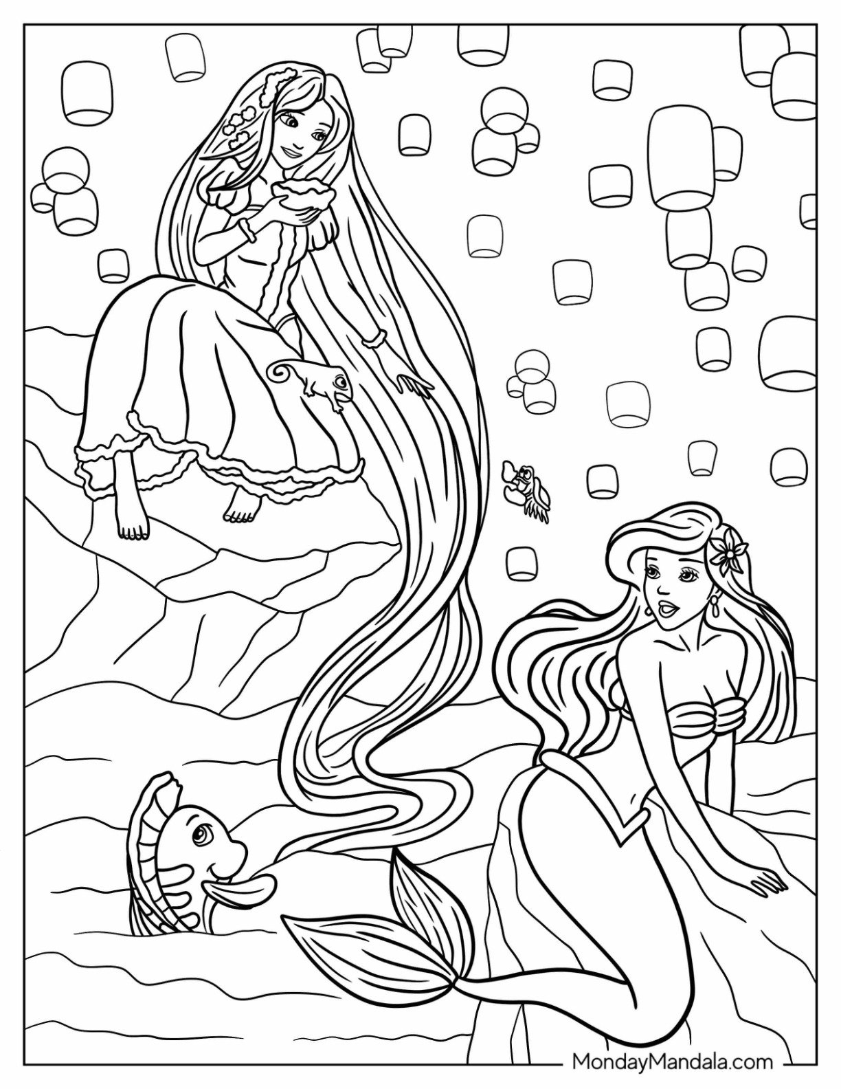 princess rapunzel coloring pages princess rapunzel coloring pages