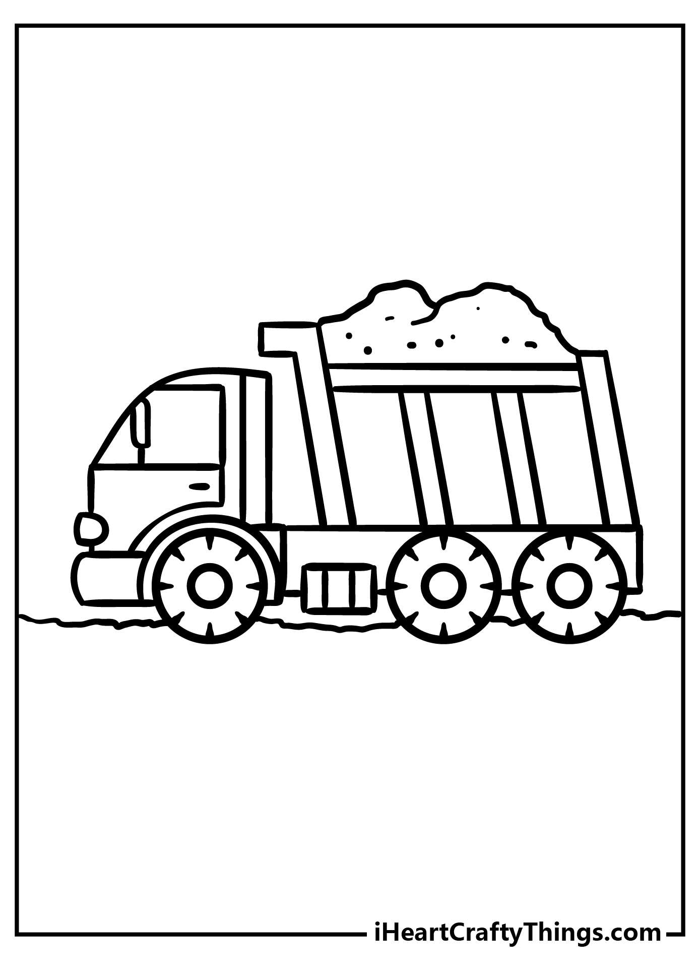 37 Dump Truck Coloring Pages 100 Free Printables 