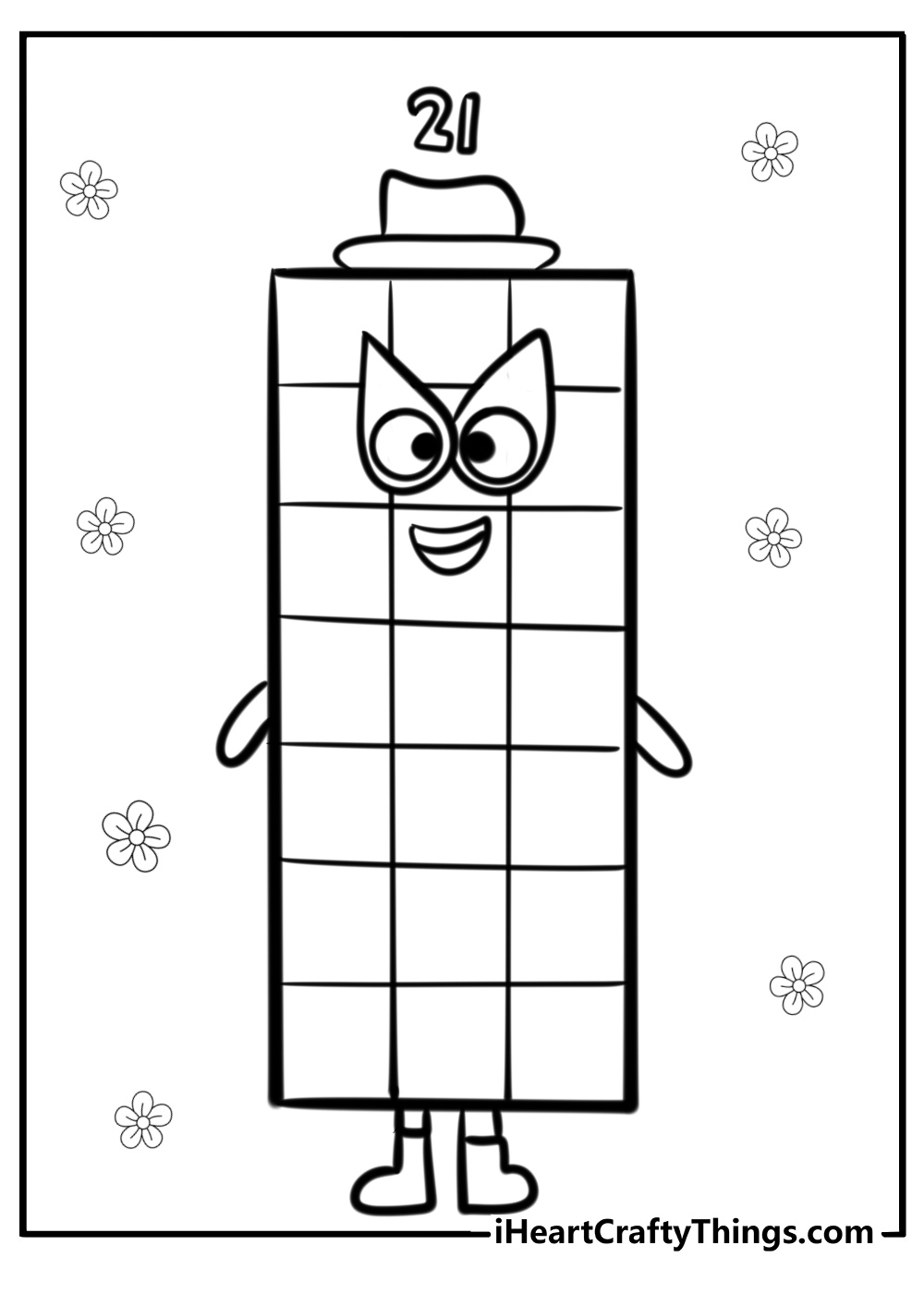 number block coloring pages