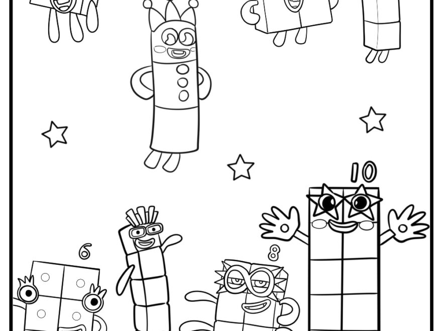 37 New Numberblocks Coloring Pages 100 Free To Print