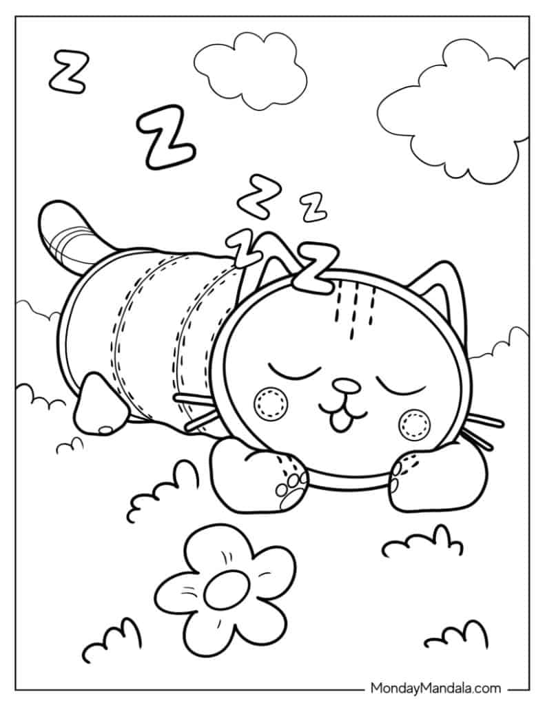 gabby dollhouse coloring pages
